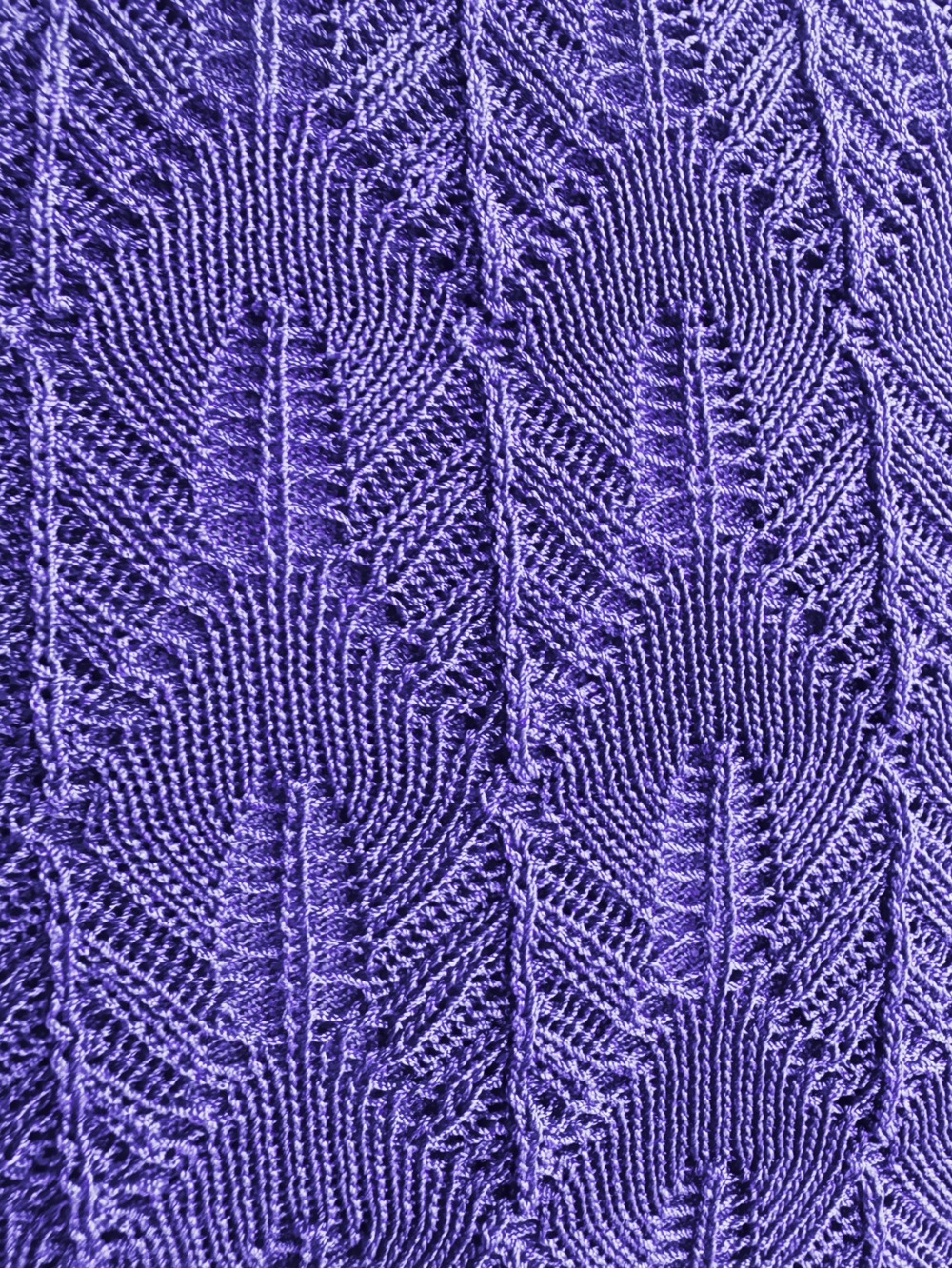 Torn by Ronny Kobo Purple Pointelle Knit Bodycon Midi Dress XS - Picture 5 of 7